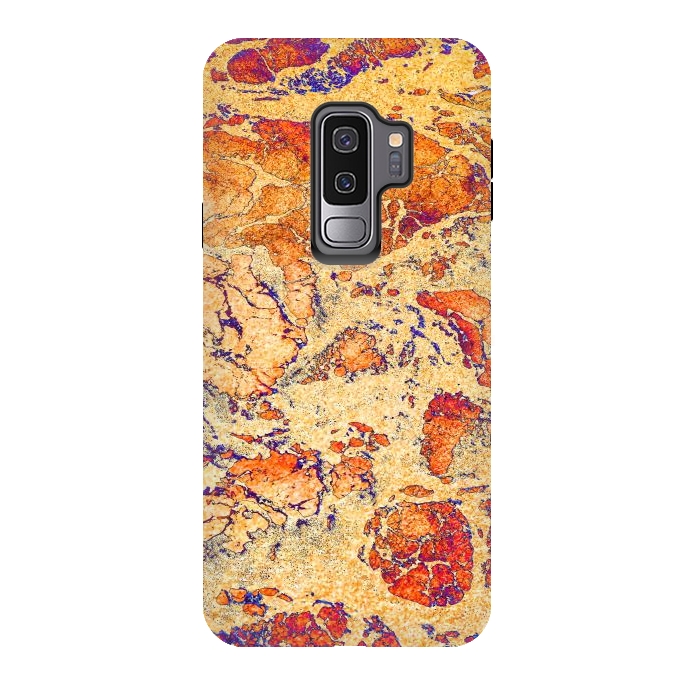 Galaxy S9 plus StrongFit Abstract Gold by Creativeaxle