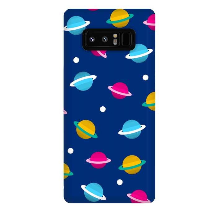Galaxy Note 8 StrongFit blue space design by MALLIKA