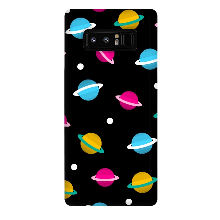 Galaxy Note 8 StrongFit black space pattern by MALLIKA