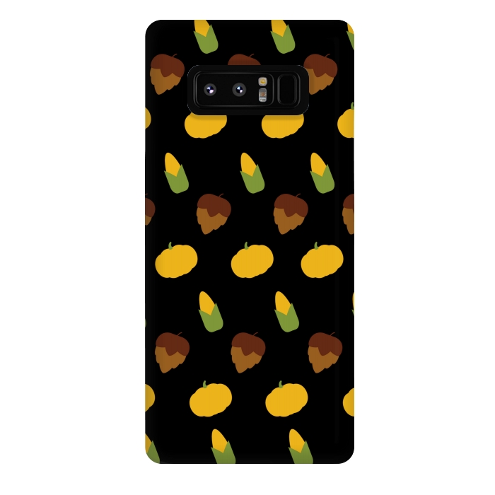 Galaxy Note 8 StrongFit corn pumpkin pattern by MALLIKA