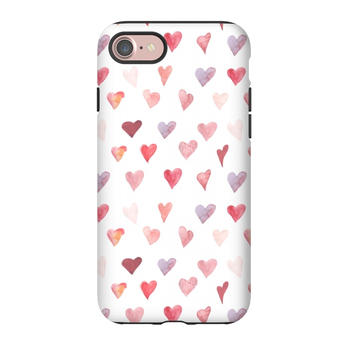 iPhone 7 StrongFit Valentines hearts by  Utart