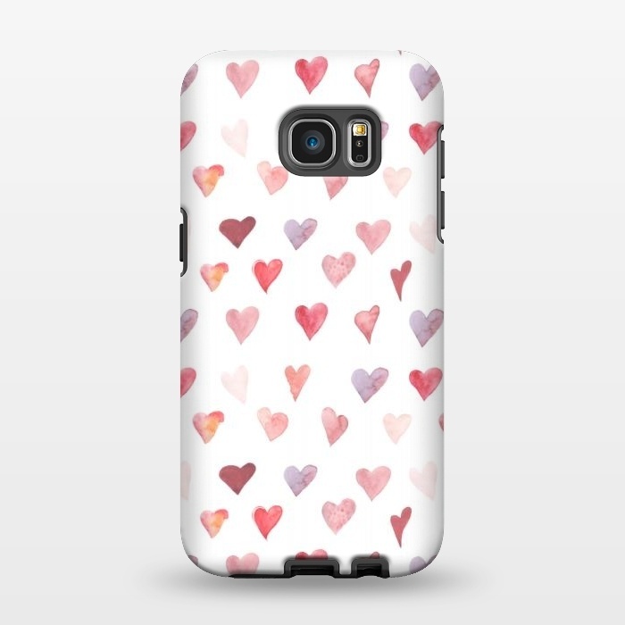 Galaxy S7 EDGE StrongFit Valentines hearts by  Utart