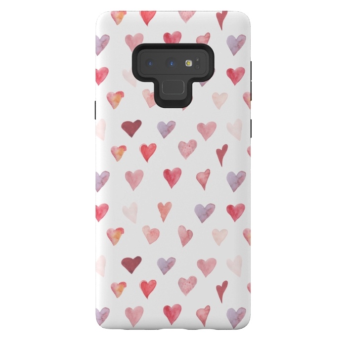 Galaxy Note 9 StrongFit Valentines hearts by  Utart