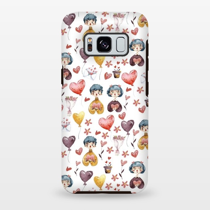 Galaxy S8 plus StrongFit Happy Valentines Day by  Utart