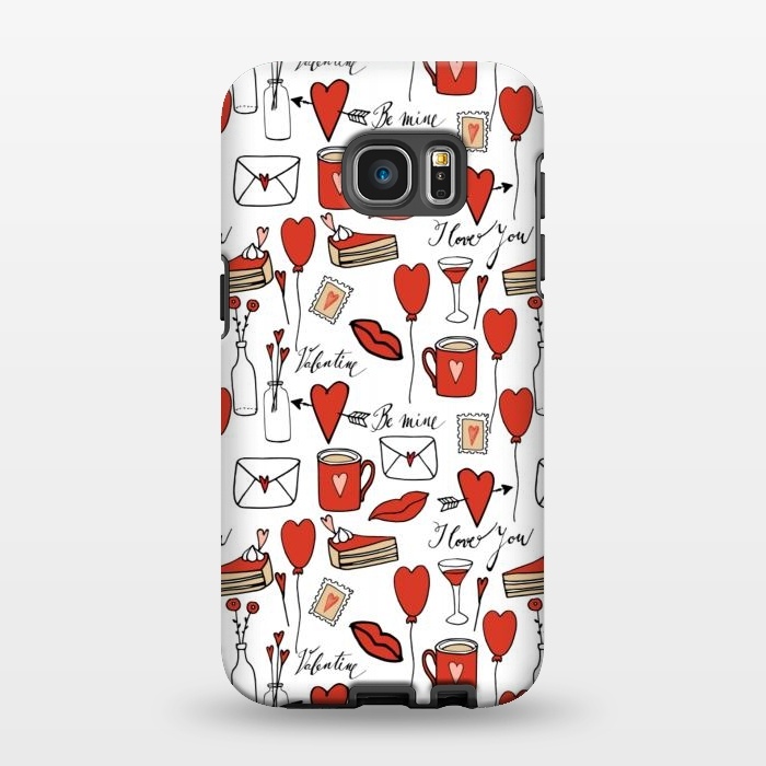 Galaxy S7 EDGE StrongFit I love you- happy valentines day by  Utart