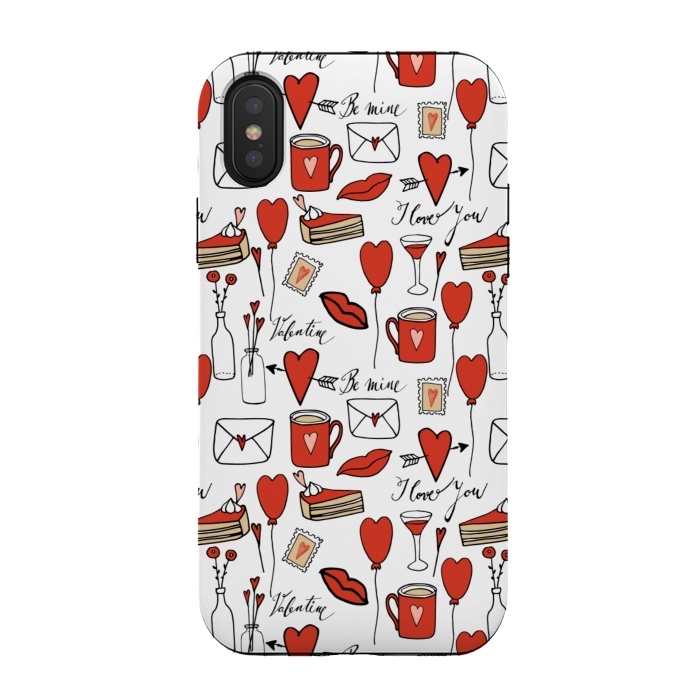 iPhone Xs / X StrongFit I love you- happy valentines day by  Utart