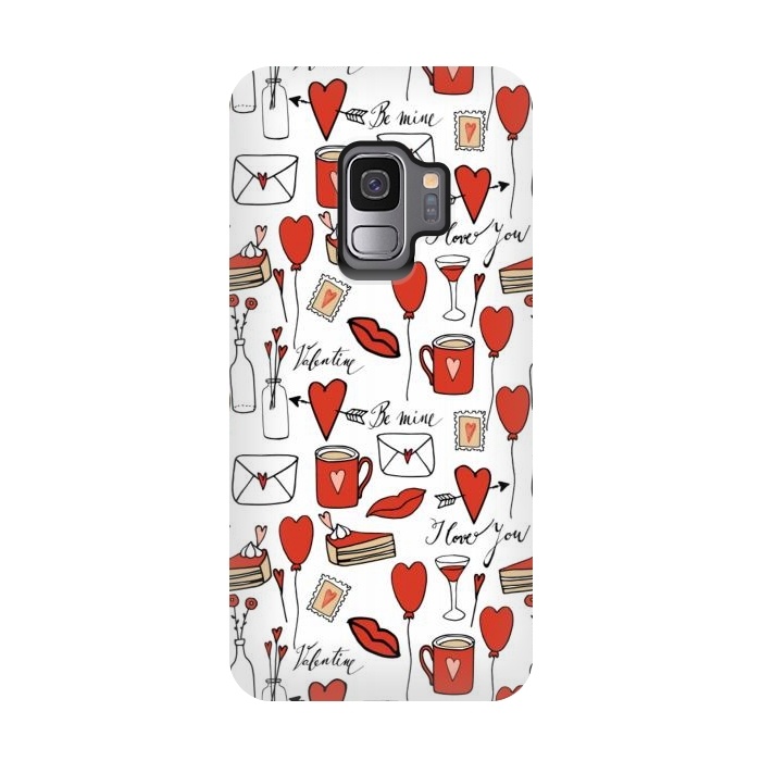 Galaxy S9 StrongFit I love you- happy valentines day by  Utart