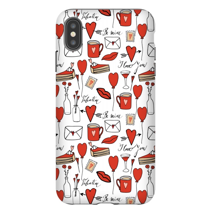 iPhone Xs Max StrongFit I love you- happy valentines day by  Utart