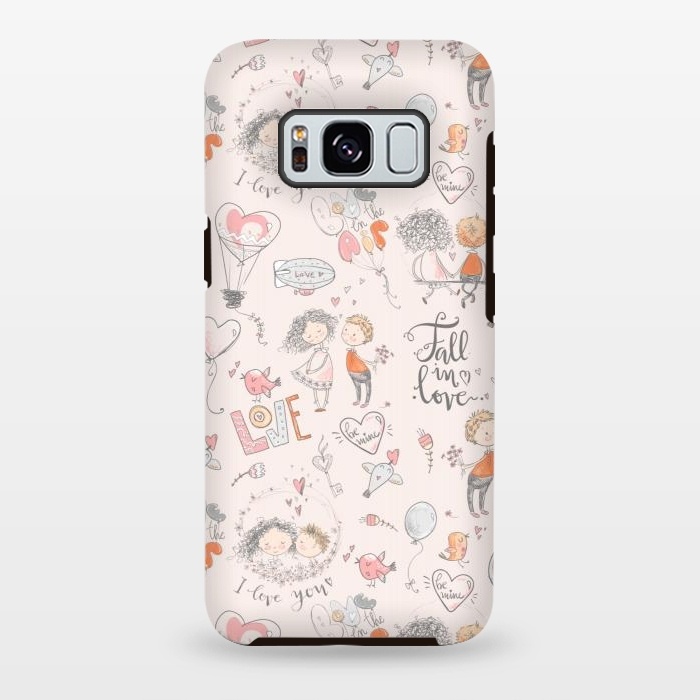 Galaxy S8 plus StrongFit Fall in love- happy valentines day by  Utart