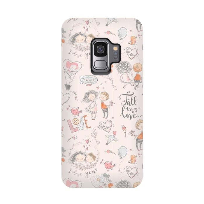 Galaxy S9 StrongFit Fall in love- happy valentines day by  Utart