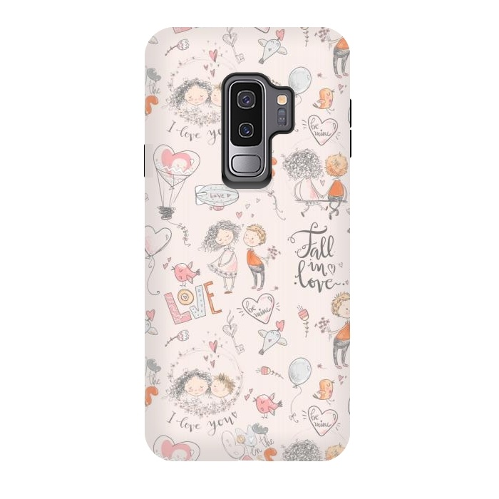 Galaxy S9 plus StrongFit Fall in love- happy valentines day by  Utart