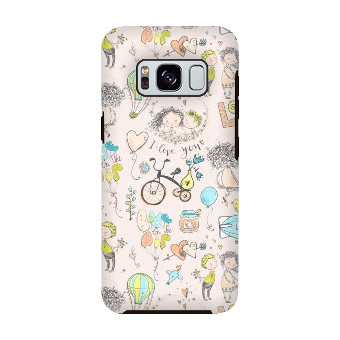 Galaxy S8 StrongFit I love you - happy valentines day by  Utart