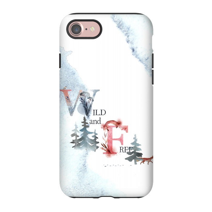 iPhone 7 StrongFit Wild and free by  Utart