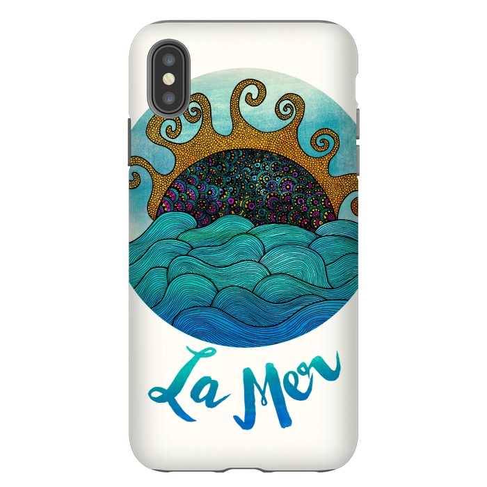 iPhone Xs Max StrongFit La Mer by Pom Graphic Design