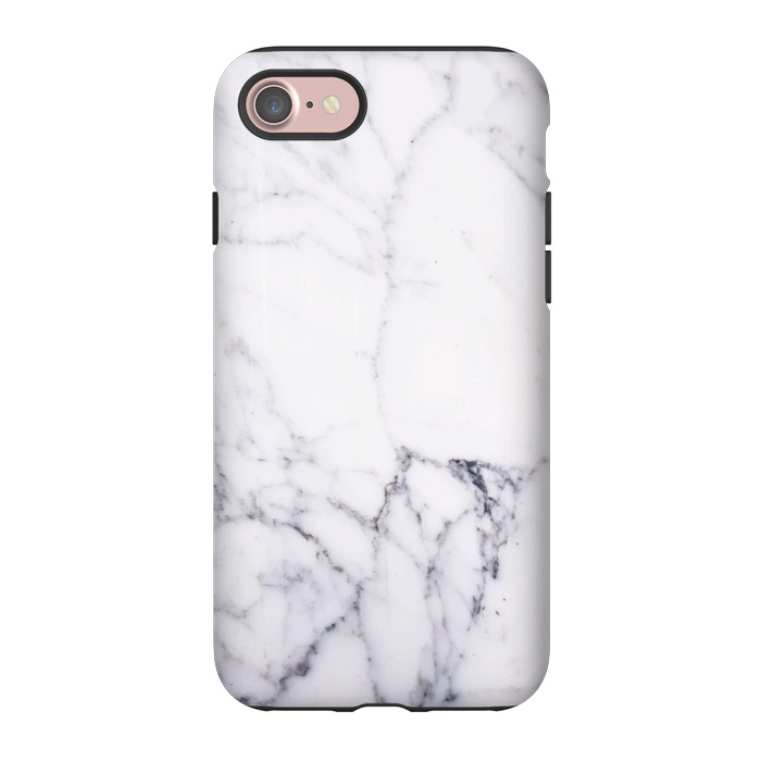 iPhone 7 StrongFit Elegant white marble by Oana 