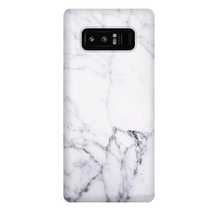 Galaxy Note 8 StrongFit Elegant white marble by Oana 