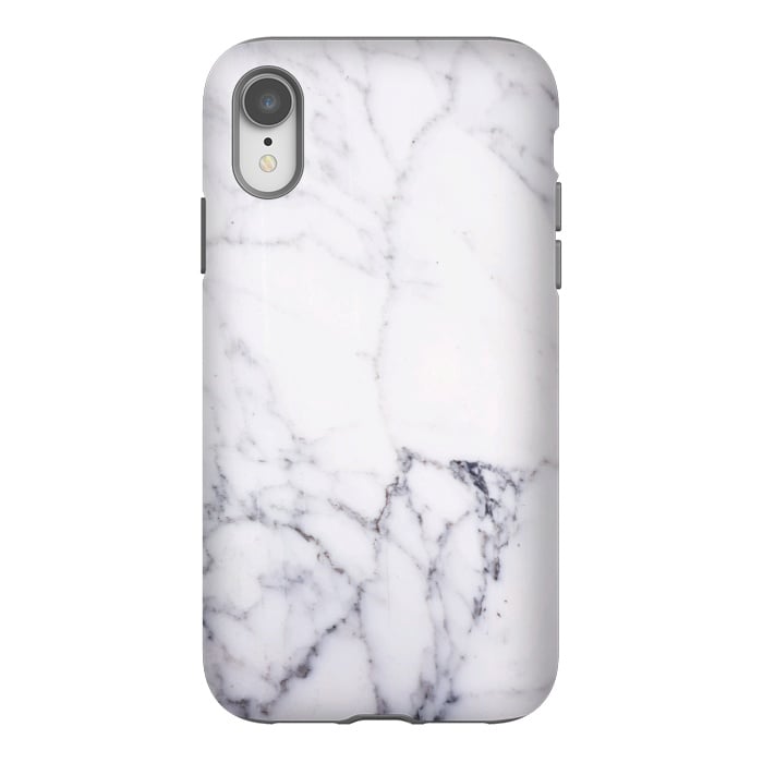 iPhone Xr StrongFit Elegant white marble by Oana 