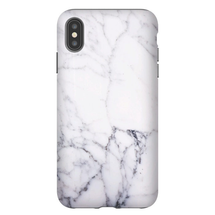 iPhone Xs Max StrongFit Elegant white marble by Oana 