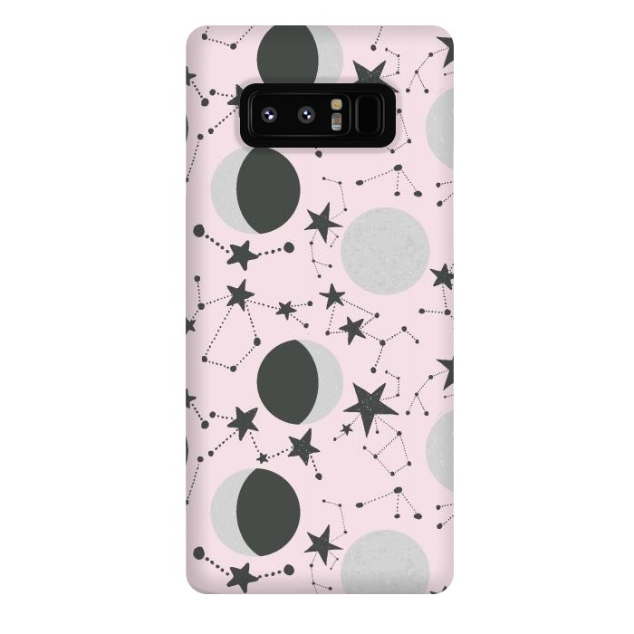 Galaxy Note 8 StrongFit Moon and Stars Dance by  Utart