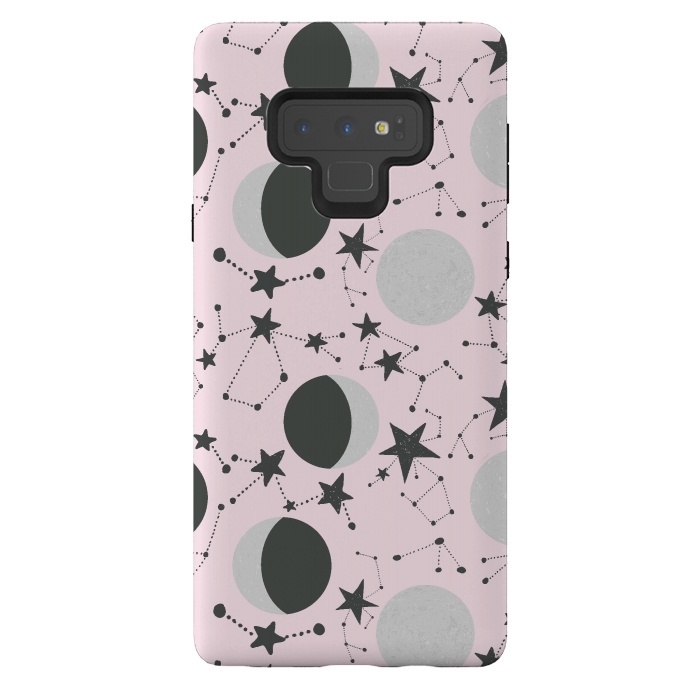 Galaxy Note 9 StrongFit Moon and Stars Dance by  Utart