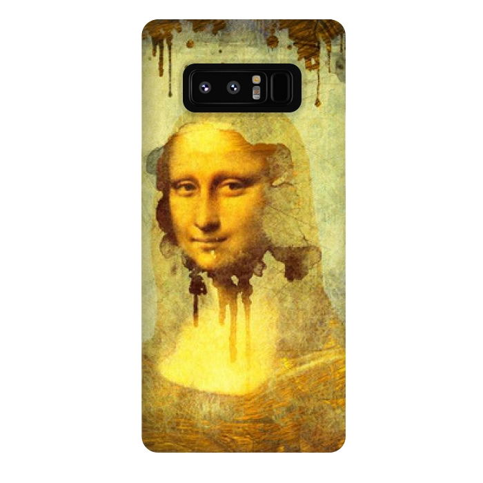 Galaxy Note 8 StrongFit Mona Lisa's Smile by Amira EL-Fohail