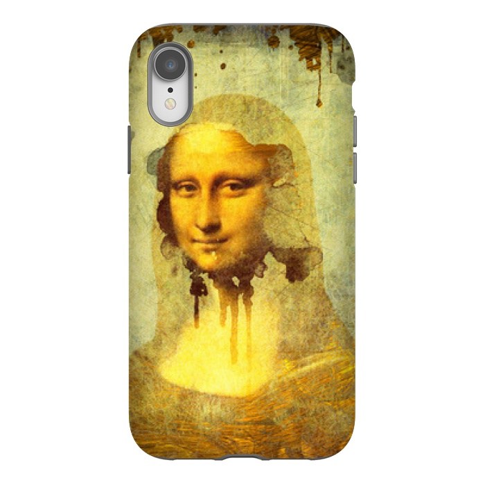 iPhone Xr StrongFit Mona Lisa's Smile by Amira EL-Fohail