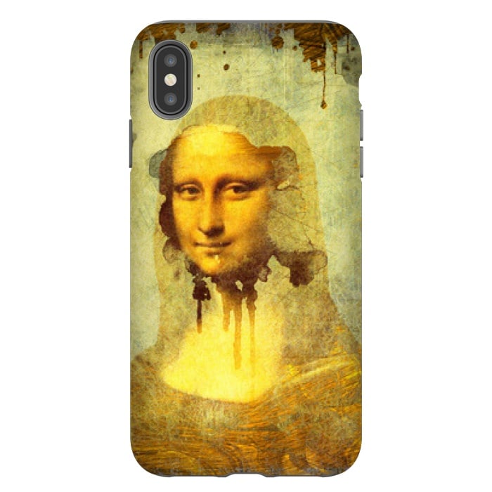 iPhone Xs Max StrongFit Mona Lisa's Smile by Amira EL-Fohail