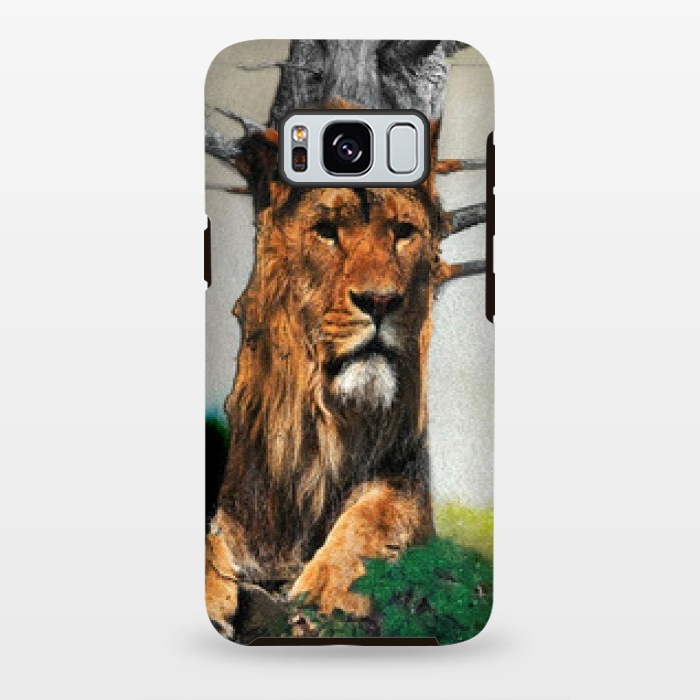 Galaxy S8 plus StrongFit Lion Tree by Amira EL-Fohail