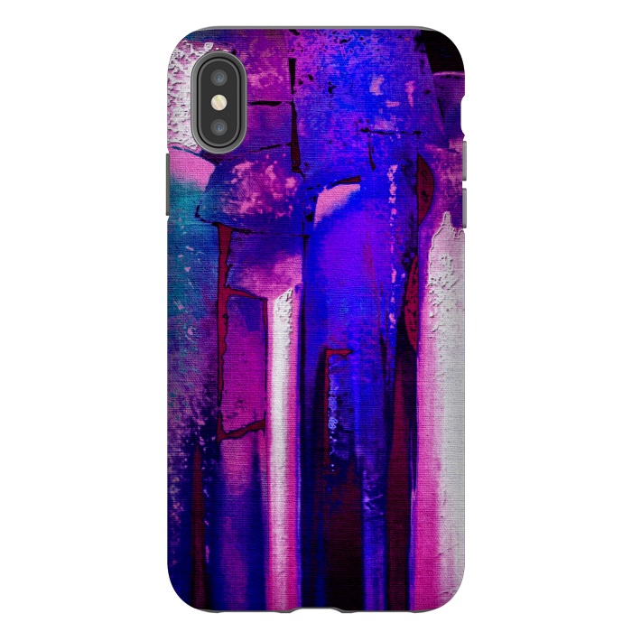 iPhone Xs Max StrongFit Purple Formation by Amira EL-Fohail