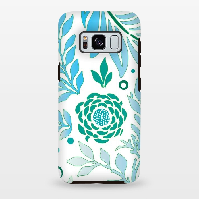 Galaxy S8 plus StrongFit Floral Design 3 by Bledi