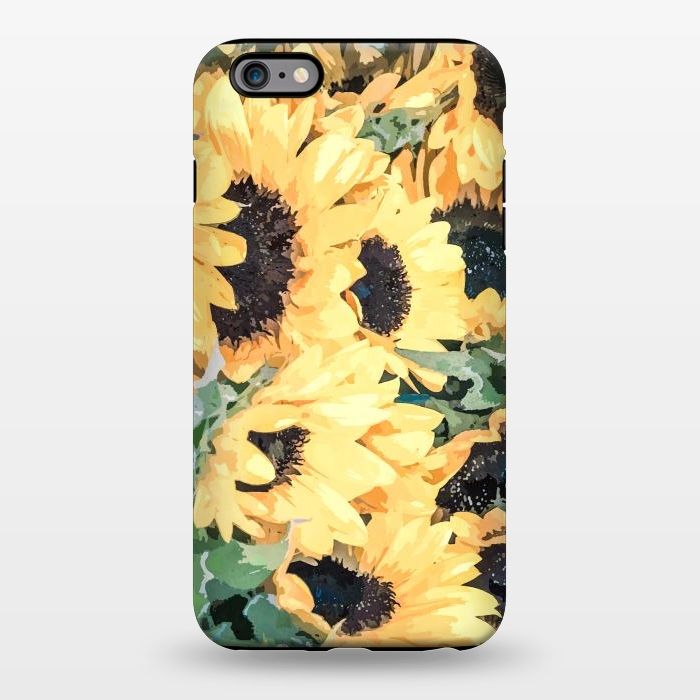 iPhone 6/6s plus StrongFit Yellow Sunflower by Creativeaxle