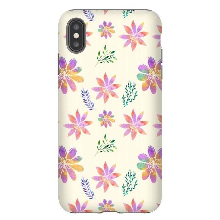 iPhone Xs Max StrongFit Happiest Flowers by Creativeaxle