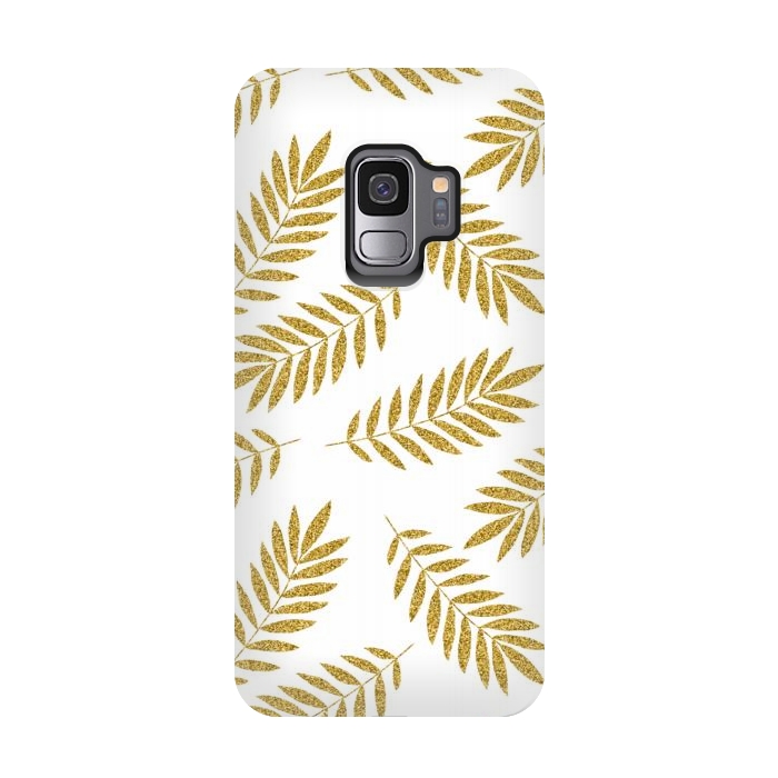 Galaxy S9 StrongFit Golden Palm by Creativeaxle