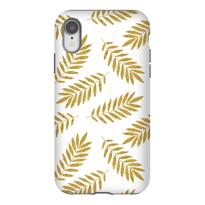 iPhone Xr StrongFit Golden Palm by Creativeaxle
