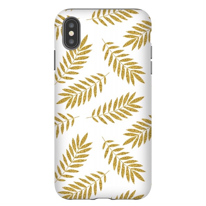 iPhone Xs Max StrongFit Golden Palm by Creativeaxle