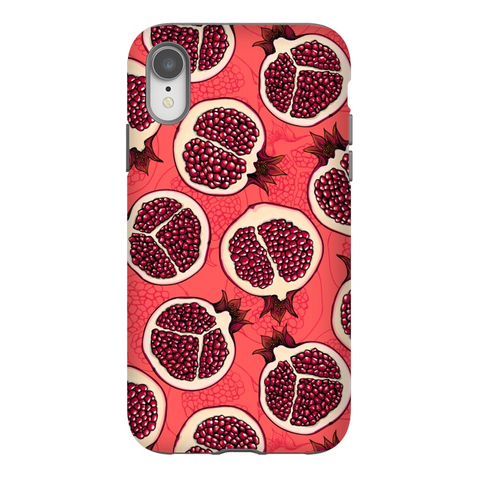 iPhone Xr StrongFit Pomegranate slices by Katerina Kirilova