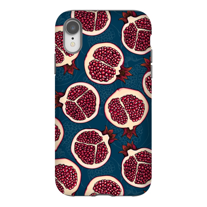 iPhone Xr StrongFit Pomegranate slices 2 by Katerina Kirilova