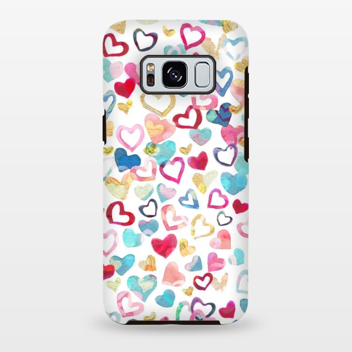 Galaxy S8 plus StrongFit Painted Love by gingerlique