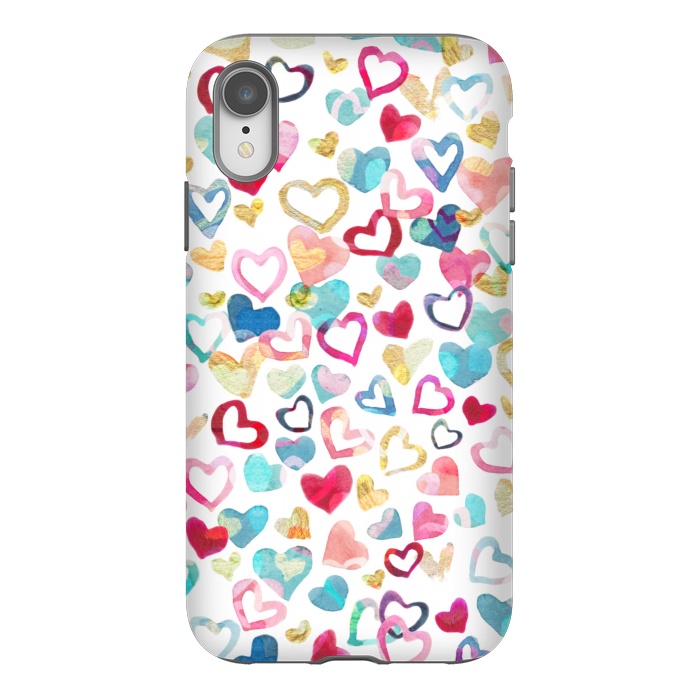 iPhone Xr StrongFit Painted Love by gingerlique