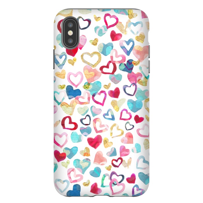 iPhone Xs Max StrongFit Painted Love by gingerlique