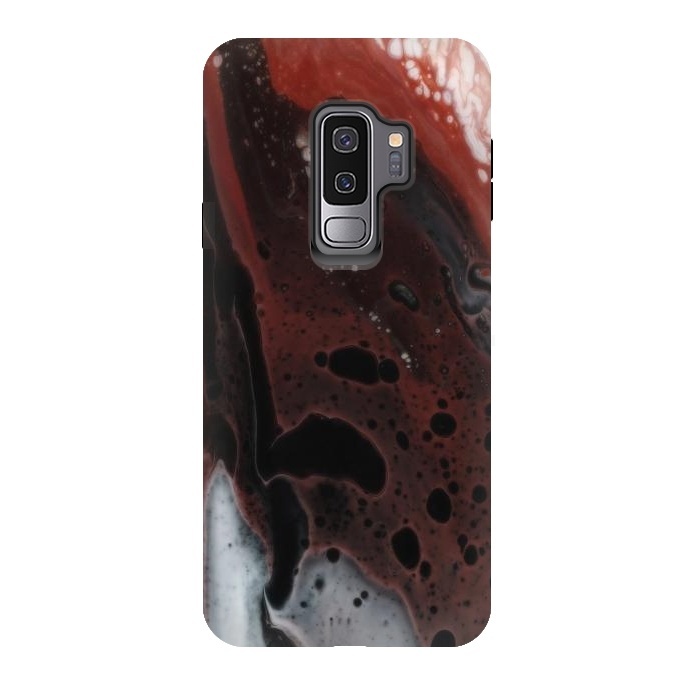 Galaxy S9 plus StrongFit Marble Ink Texture by  Utart