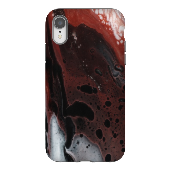 iPhone Xr StrongFit Marble Ink Texture by  Utart