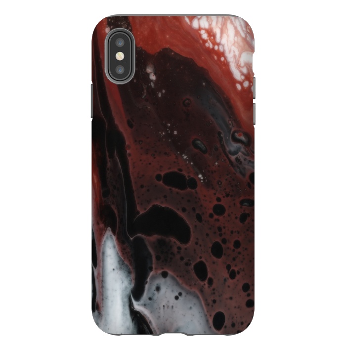 iPhone Xs Max StrongFit Marble Ink Texture by  Utart