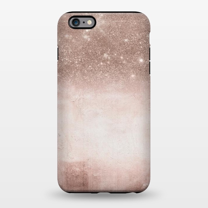 iPhone 6/6s plus StrongFit Rose Gold Blush Glitter and  Concrete by  Utart