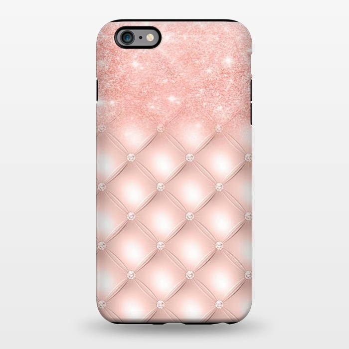 iPhone 6/6s plus StrongFit Blush Pink Glitter on Luxury Pink Diamonds  by  Utart