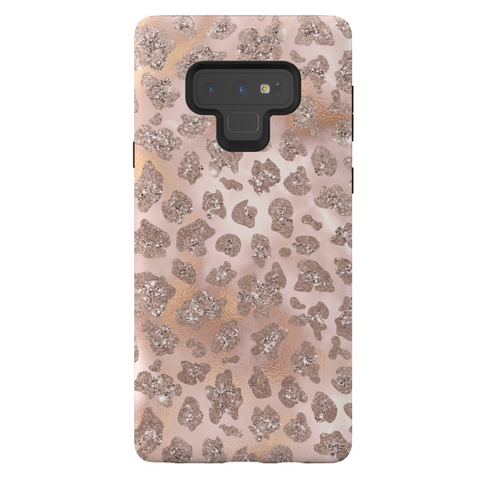 Galaxy Note 9 StrongFit cheetah rosegold by  Utart