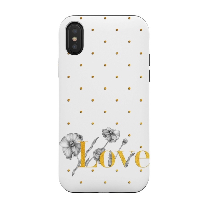 iPhone Xs / X StrongFit LOVE by  Utart