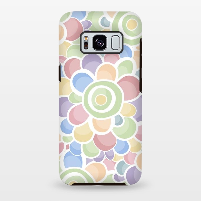 Galaxy S8 plus StrongFit Pastel Bubble Flower by Majoih