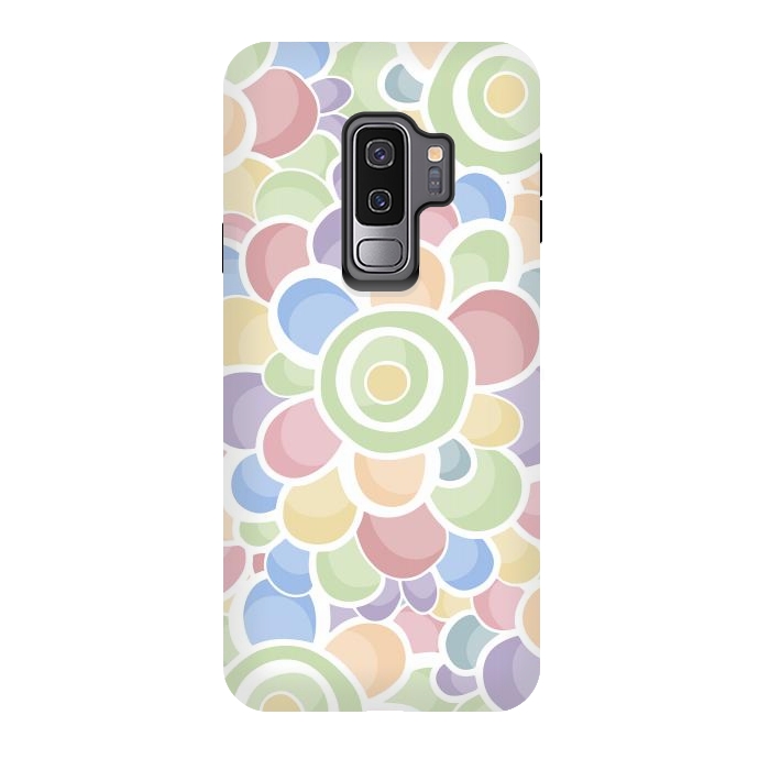 Galaxy S9 plus StrongFit Pastel Bubble Flower by Majoih