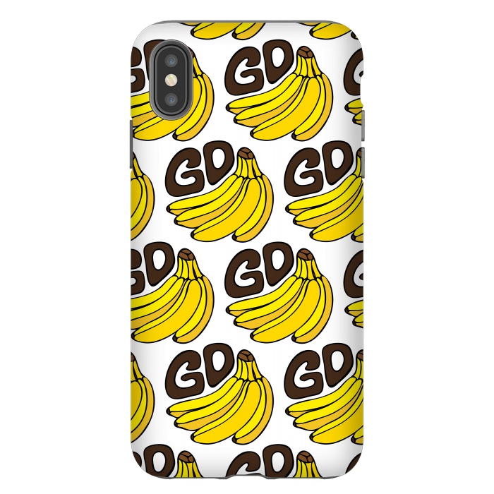 iPhone Xs Max StrongFit Go Bananas by Majoih